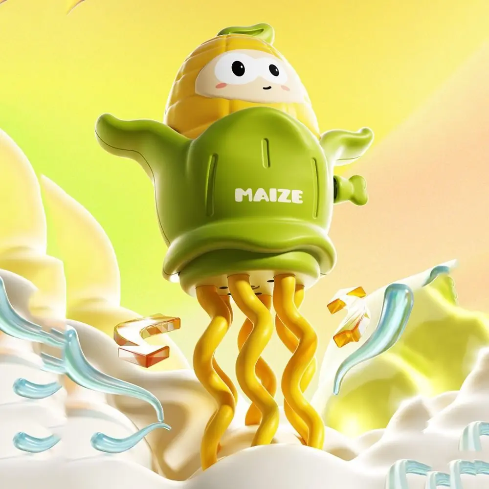 Plastic Dansende Maïs Uurwerk Speelgoed Interactief Swingend Wandelen Dansen Octopus Craft Decor Simulatie