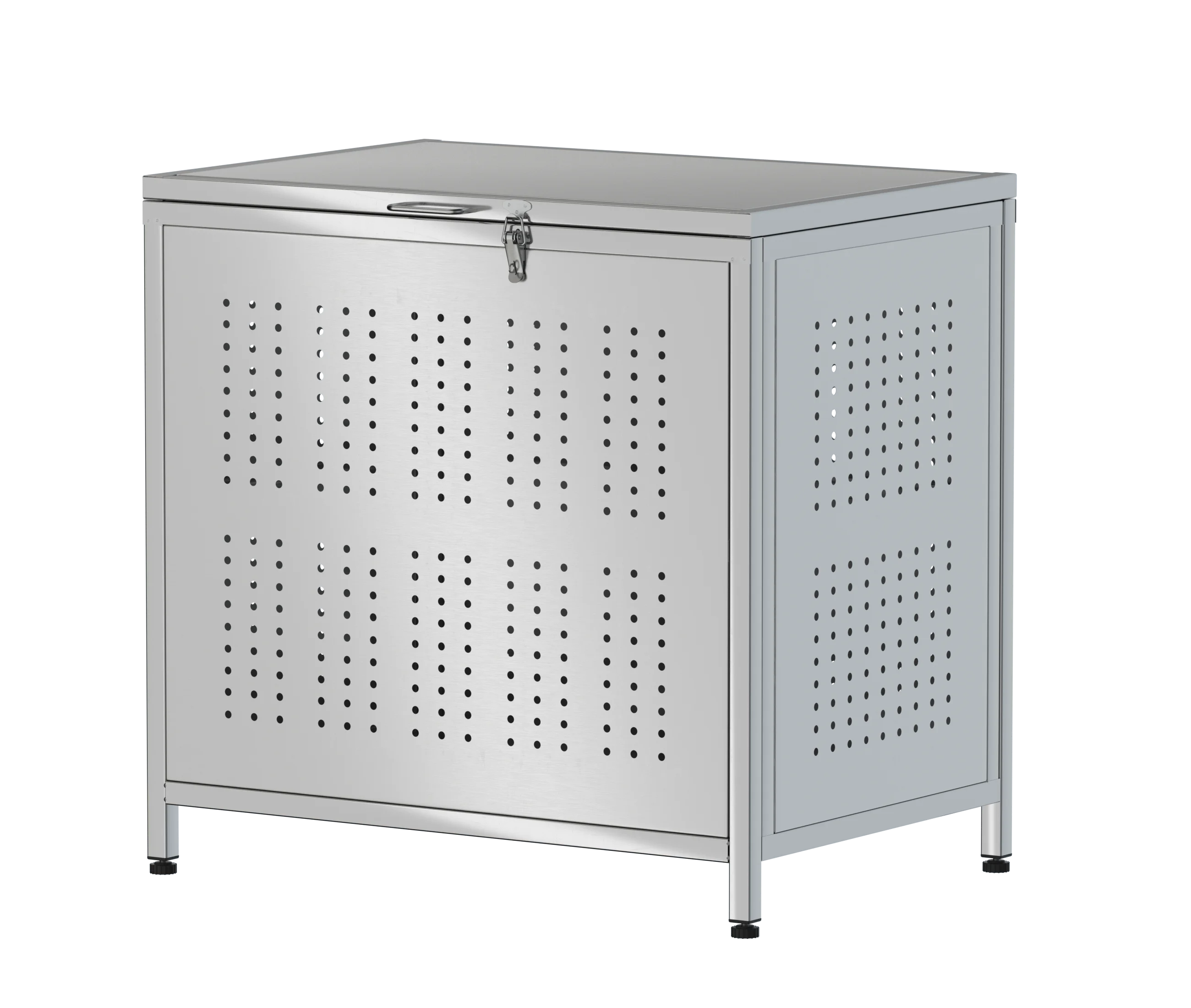 

New Stainless Steel Boxes Multi-Purpose Boxes Trash Bins with Locks