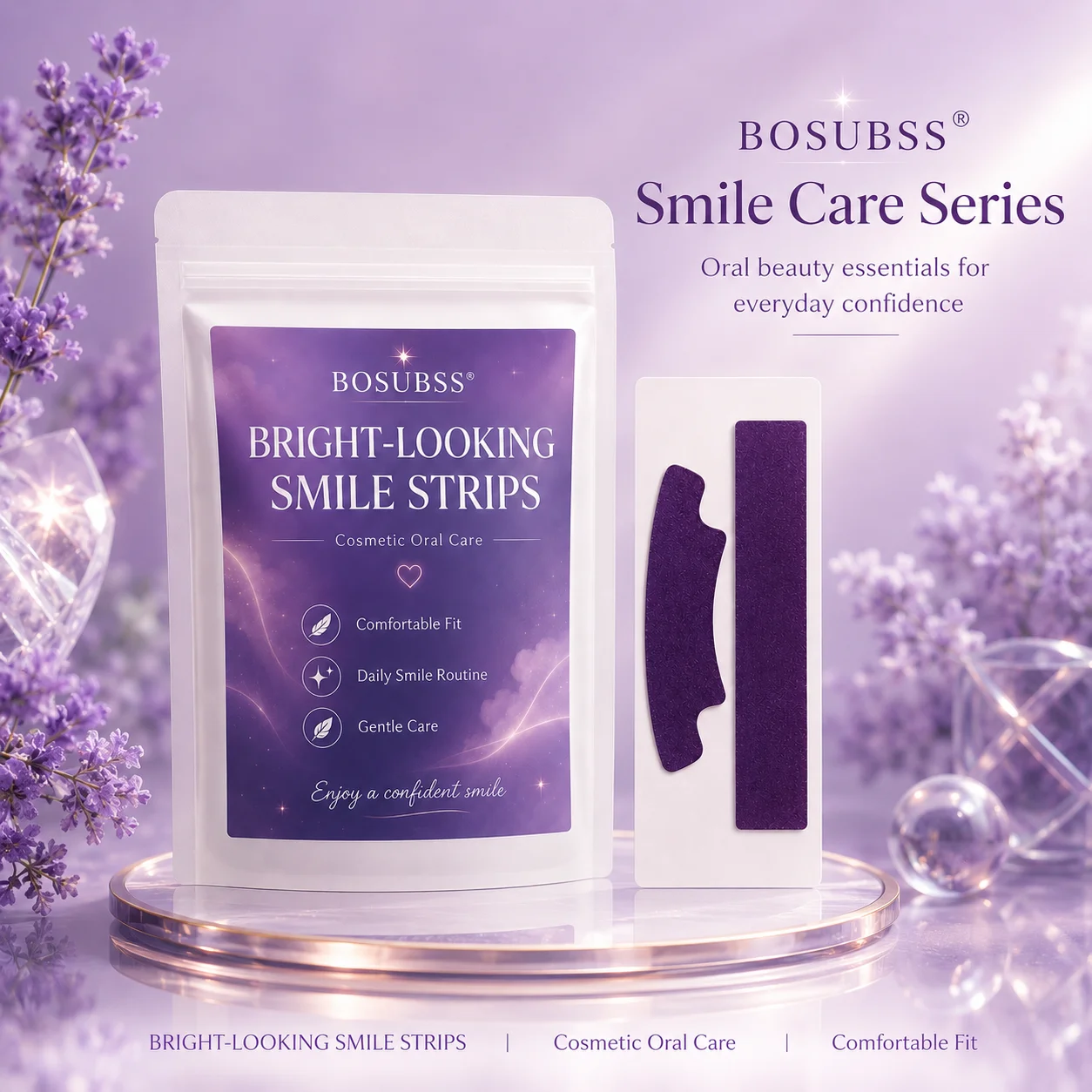 1 Paar Oral Beauty Strips, Daily Smile Patches, einfach zu verwendende Lächelnpflege-Streifen für die tägliche Anwendung zu Hause – Detail 5
