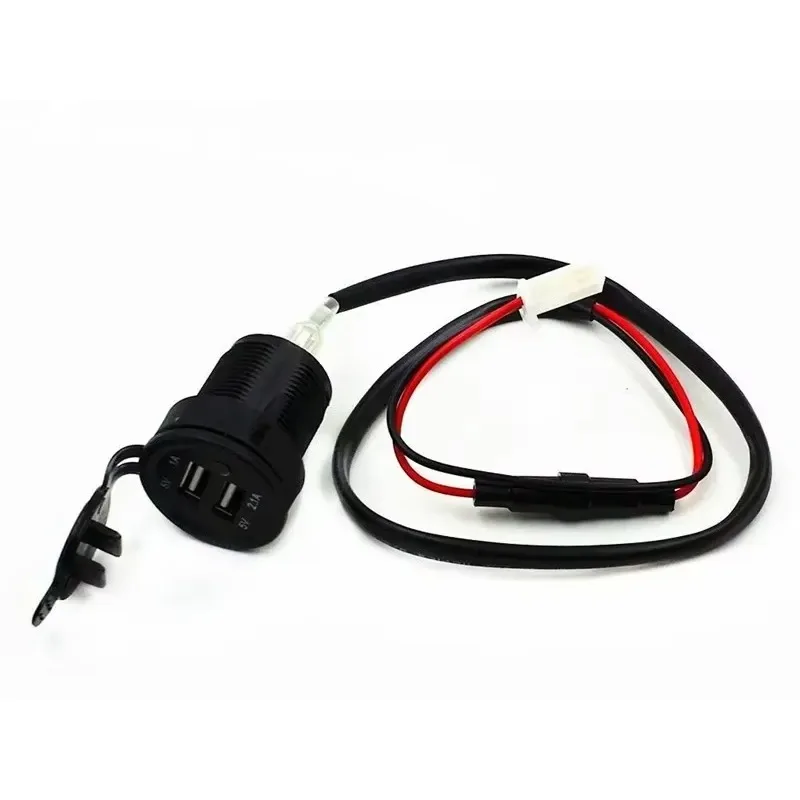 Motorbike Car Boat Dual USB Charger Power Adaptor For PHONE MP3 MP4 iPad GPS ATV