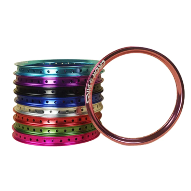 Double-Layer Color Aluminum Alloy Rim, 16 Inch, BMX36-Hole