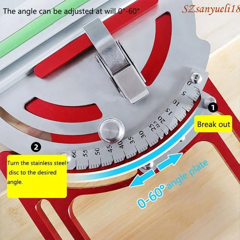94PC Adjustable Track Square for w/ Buckle Guide Cutting Board Auxiliary T