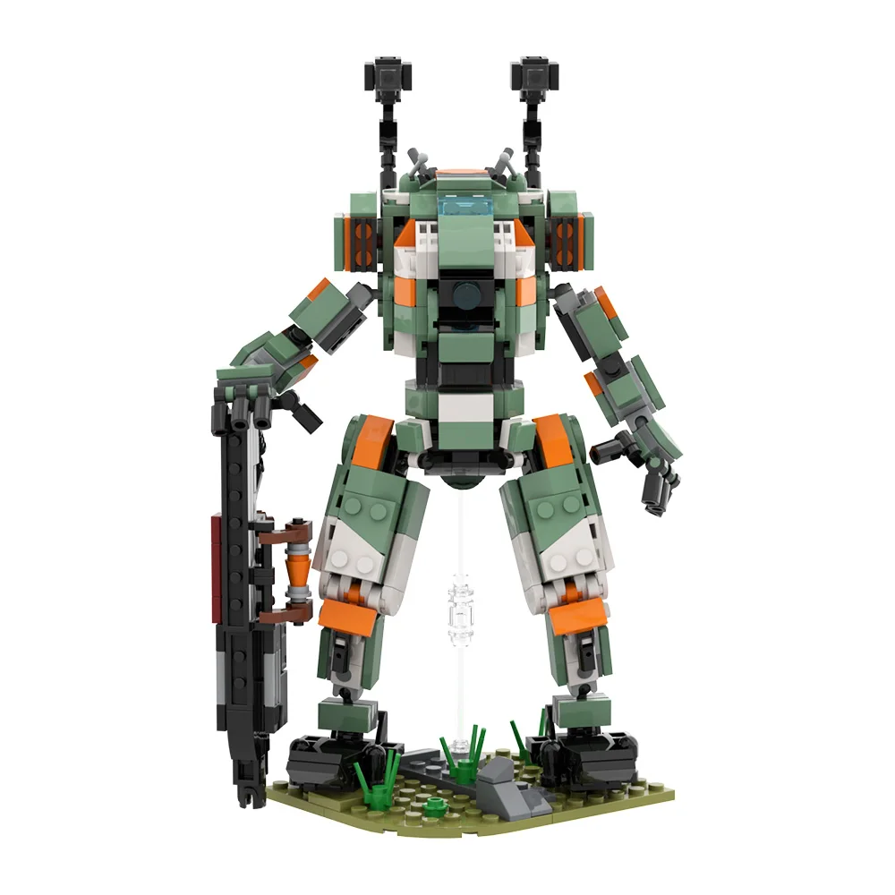 MOC Giochi Popolari Titanfall 2 BT7274 Titan Robot Mattoni Modello BT7274 Titan Battle Robot Building Blocks Assemblare Giocattoli Regali per Bambini