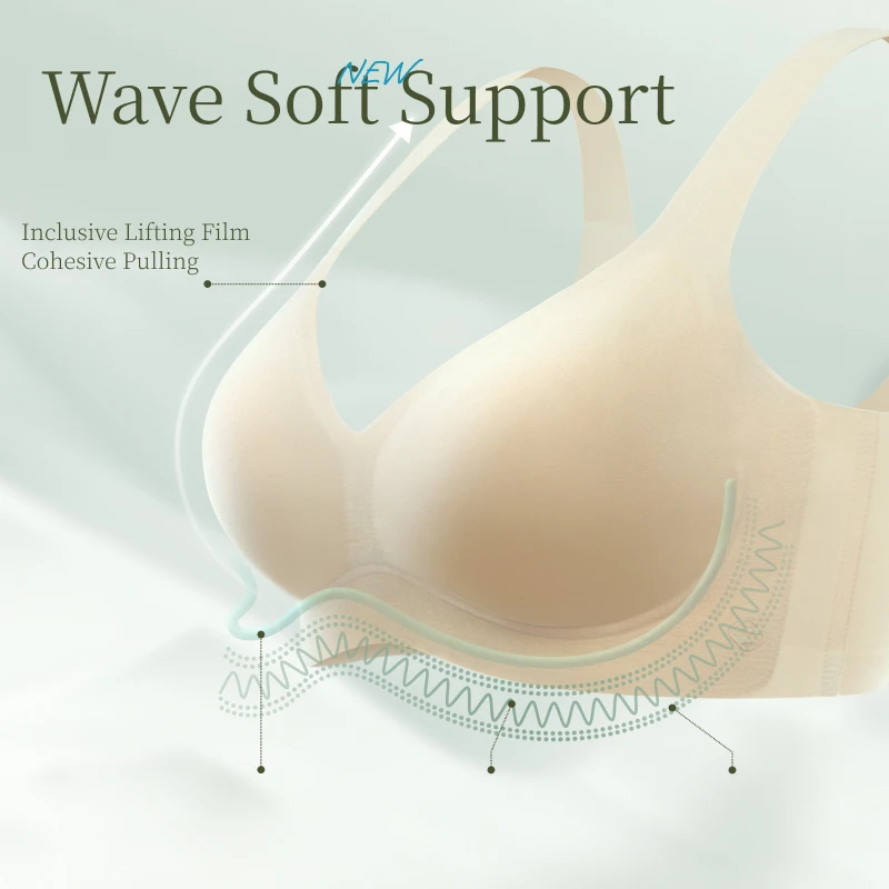 SUJIIN Seamless Push Up Vest Bras for Women summer Wireless Smooth Invisible Bras Female Comfort Full-Coverage Thin Bralettes - Image 5