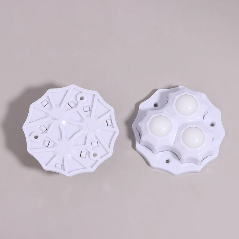 Mini rueda giratoria autoadhesiva de 4 piezas, rueda Universal de nailon/acero inoxidable, polea de rotación de 360 grados para basura de muebles