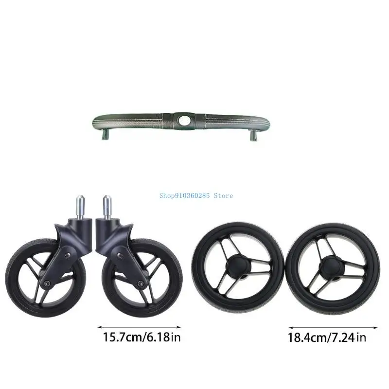 K9FF 어린이 유모차 앞 팔걸이 유모차 고무 휠 Yoya Max용