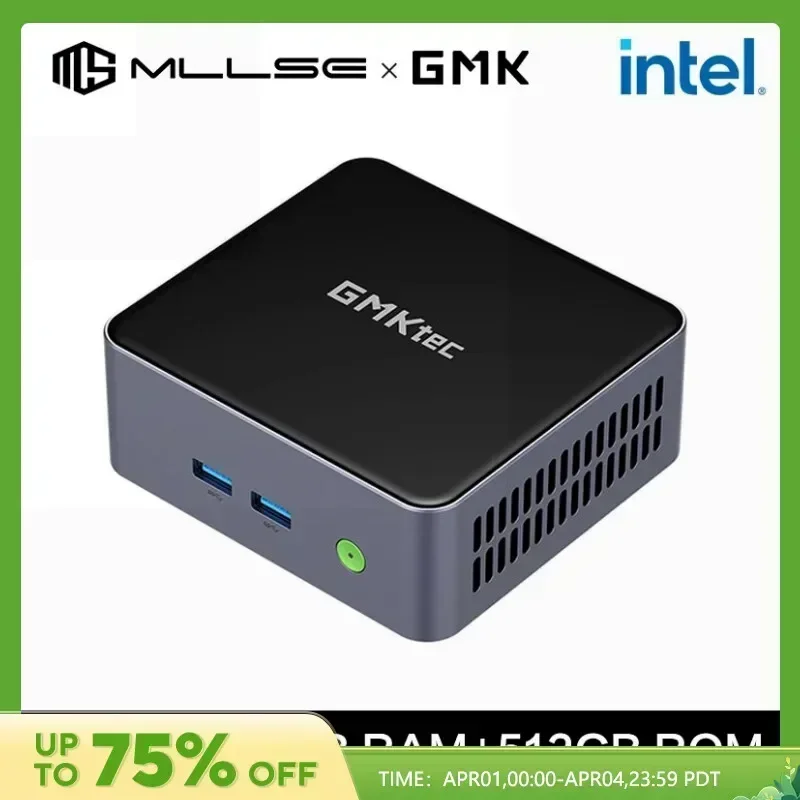 GMKtec G1 Mini PC Windows 11 Pro Alder Lake N95 Intel 12th DDR4 8GB RAM 512GB ROM BT5.2 WiFi 6 Desktop Computer Mini Pc Work