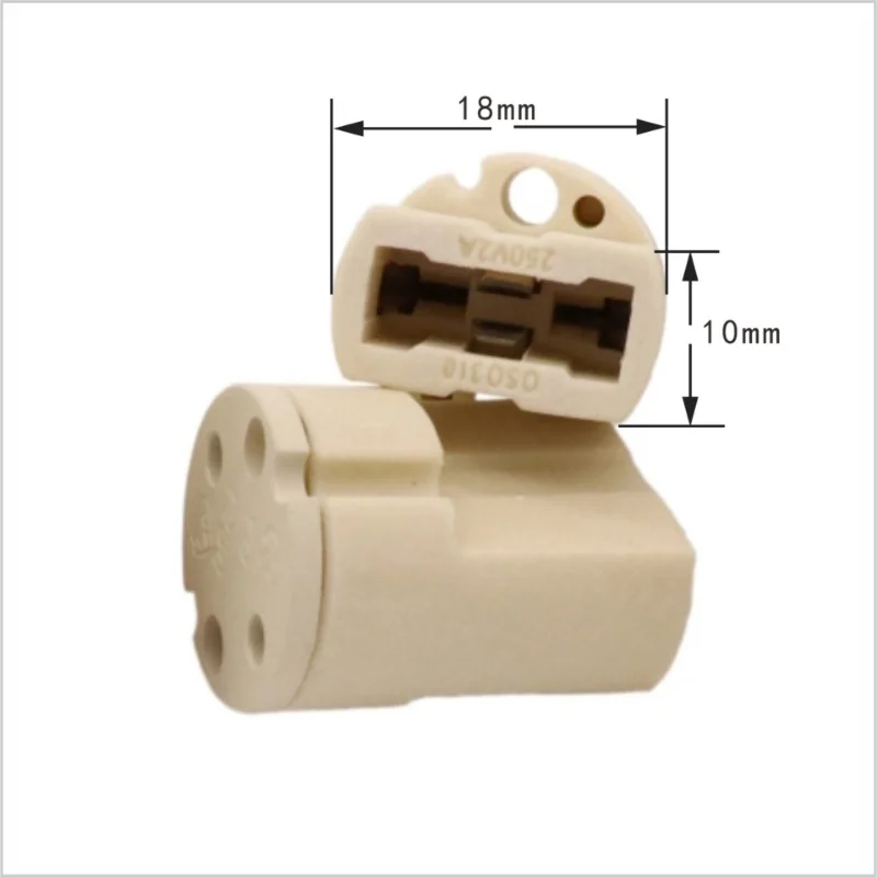 5pcs/lot G9 Lamp Base Ceramic Connector Base Socket With 15CM Line For LED Halogen Bulb Light CE & RoHS Approved G9 Lamp Holder