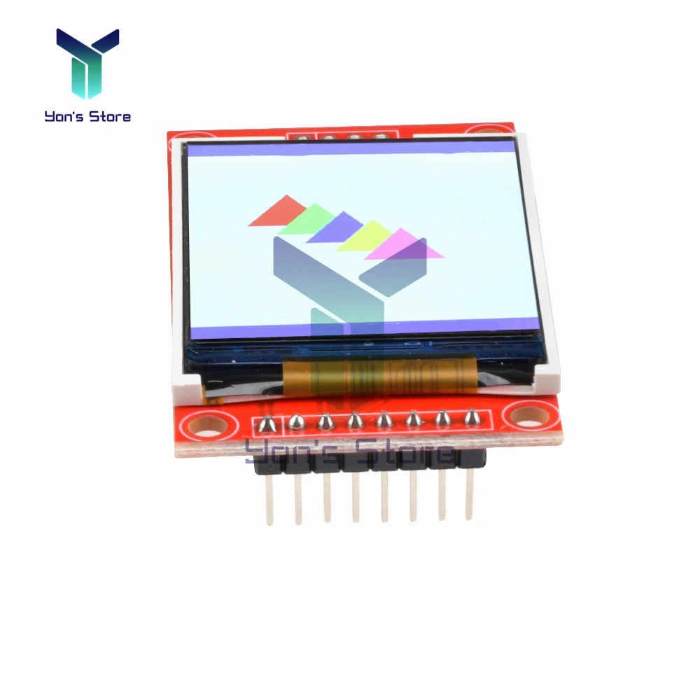1.8 بوصة SPI المسلسل شاشة LCD وحدة 128x160 TFT وحدة عرض مع SD فتحة للبطاقات 8 دبوس ST7735S سائق لاردوينو لتقوم بها بنفسك