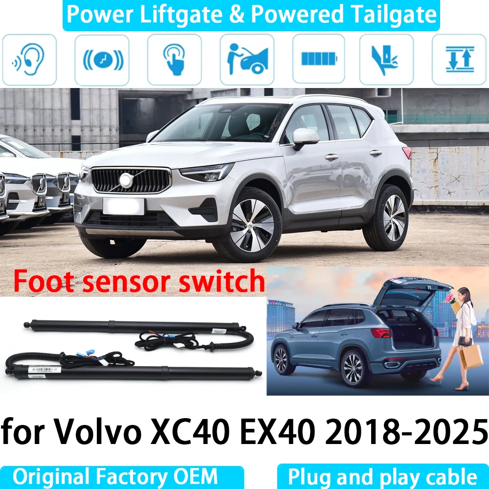 

for Volvo XC40 EX40 2018-2025 Automatic Electric Power Liftgate Powered Tailgate Strut Tail Gate Lift System