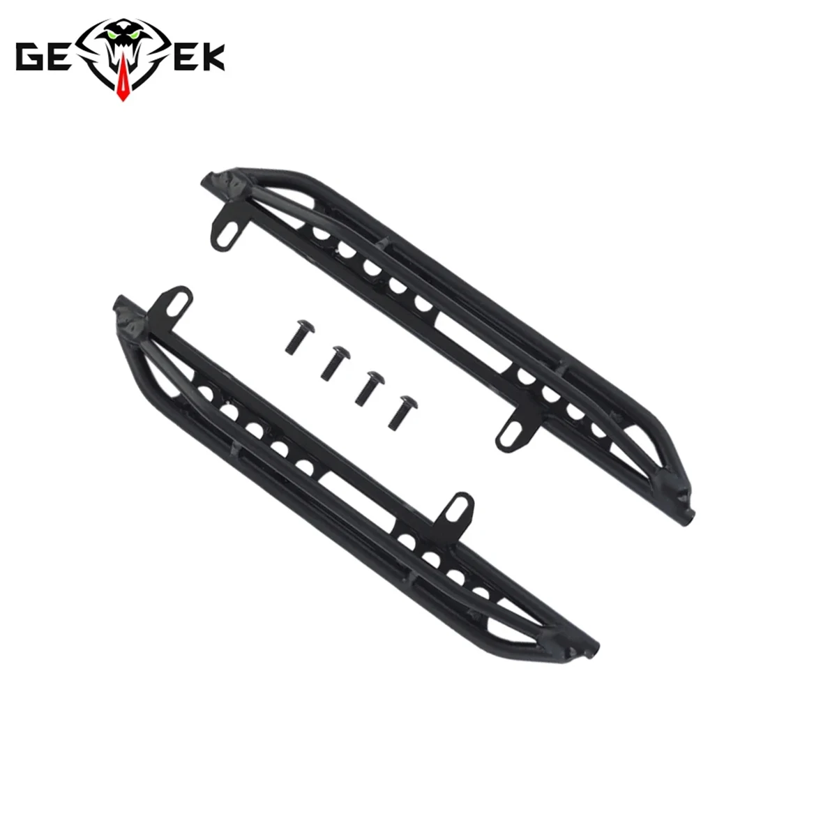 Metall-Rock-Slider-Seitenpedale für 1/10 RC Crawler Axial SCX10 III Gladiator JT JLU Wrangler AXI03007 Upgrade-Teile