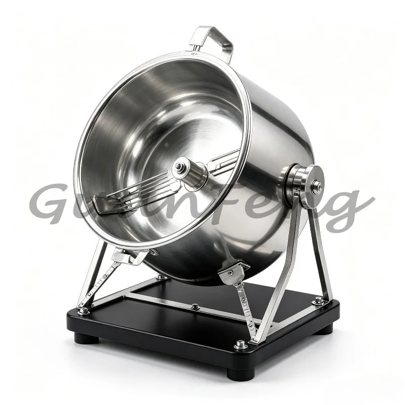 Stainless Steel Automatic Cooking Machine Large Capacity Electric Stir Fryer Auto‑Stir Wok for Home Kitchen Outdoor Barbecue Foo