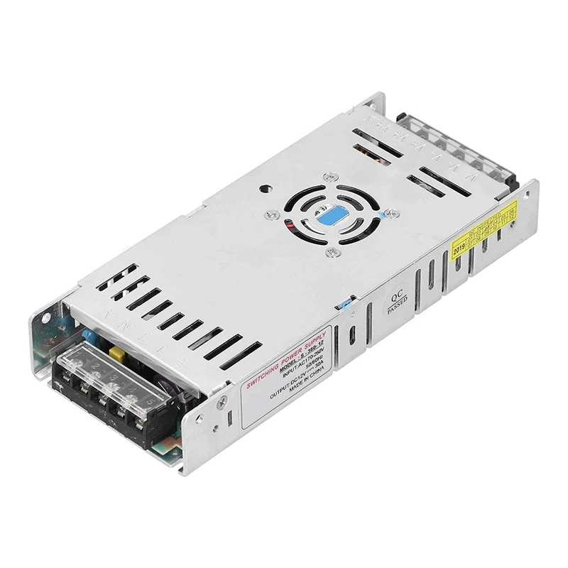 

Switching Power Supply Drive AC170-250V DC12V 30A 360W LED Strip Switching Transformer Adapter Aluminum Housing