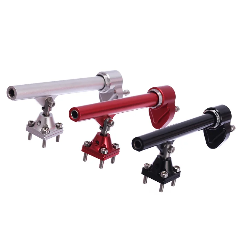 RC ボート高品質フレキシブルシャフトアルミブラケットストラット 110 ミリメートル 4.76 ミリメートル 3/16 ''フレキシブルシャフトメタノールガソリンボート