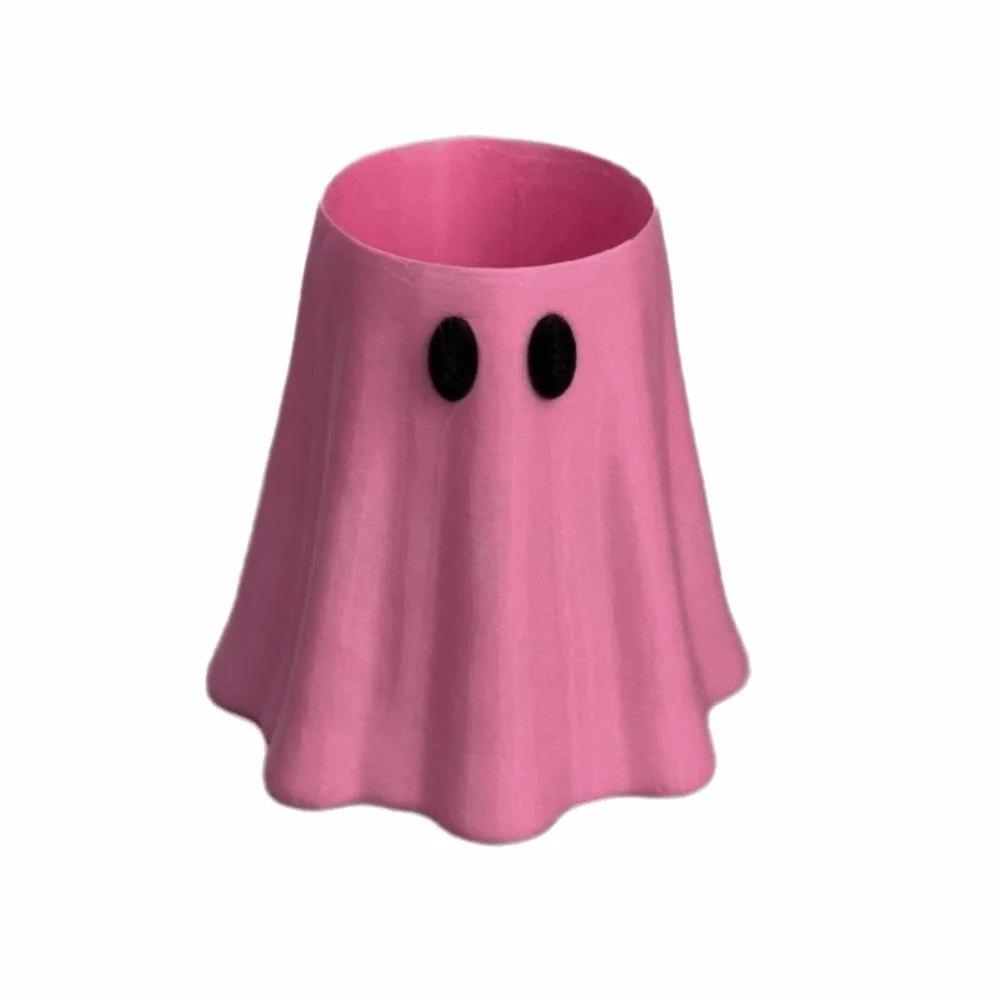 3D Printed Halloween Ghost Can Sleeve 8/12/16 Oz Reusable Ghost Beverage Cooler Spooky Shaped Insulated Ghost Can Cozy