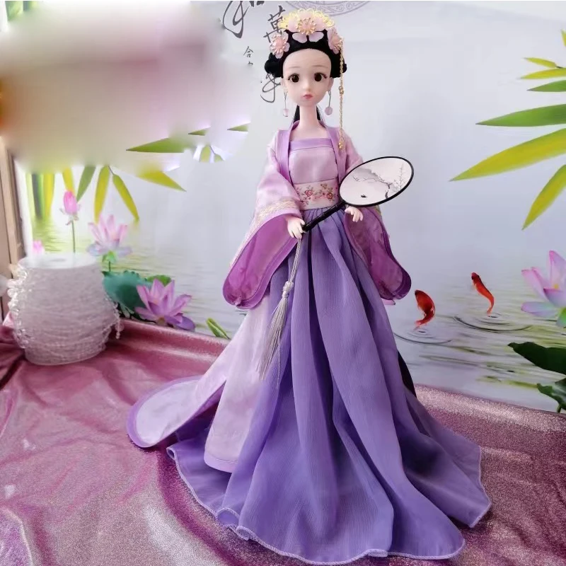 中国の漢服人形,伝統的な服の頭飾り,王女の人形,中国のドラマ人形