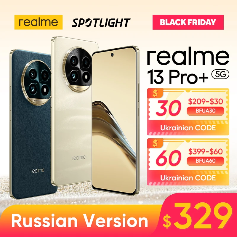 realme 13 Pro Plus Smartphone Global Version Snapdragon 7s Gen 2 5G Chipset Sony LYT-600 Periscope OIS Camera AI Imaging NFC