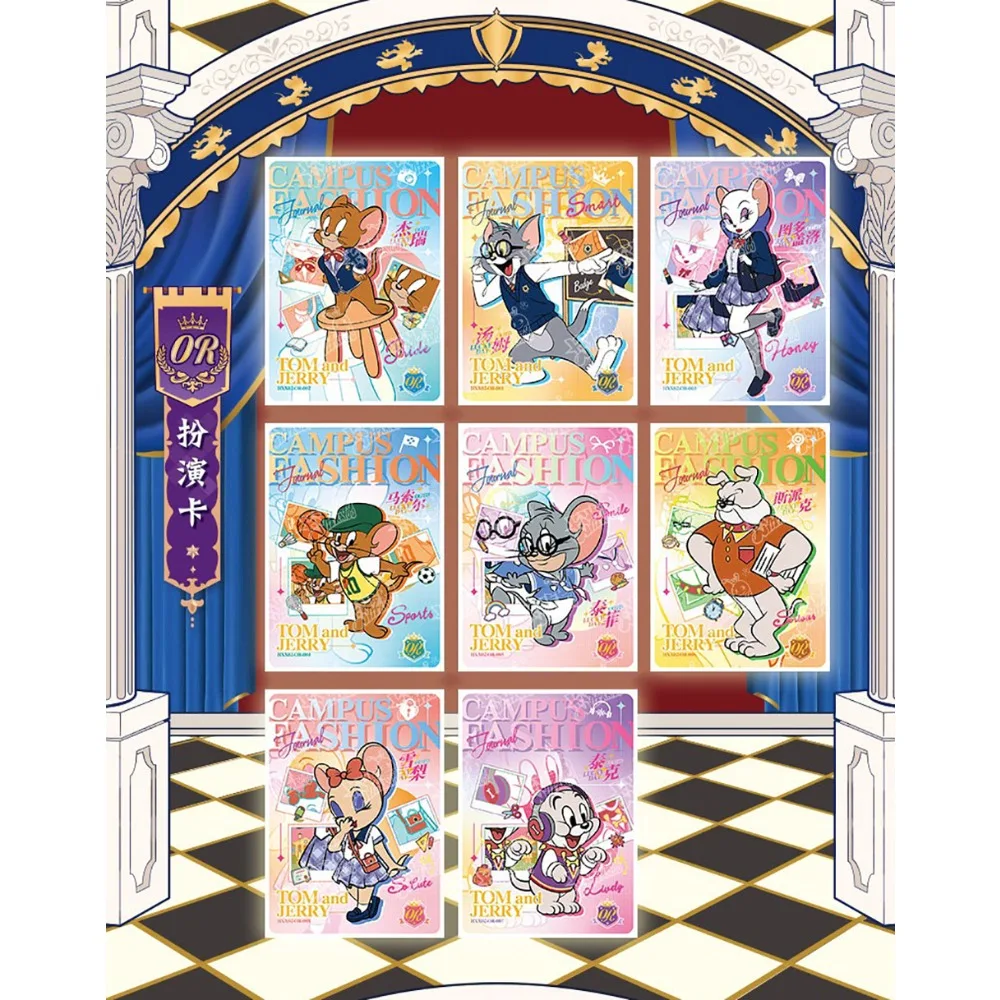 Kayou originele Tom en Jerry collectiekaarten Quarrelsome Lovers Series Amerikaanse animatie Klassiek karakter Portretkaarten Cadeau