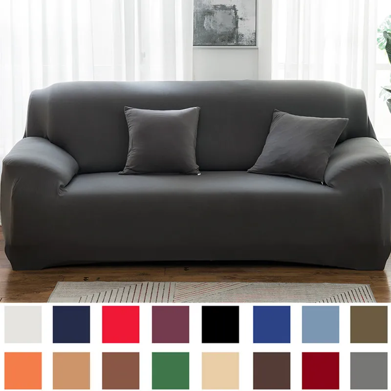 Solid Color Sofa Cover for Living Room