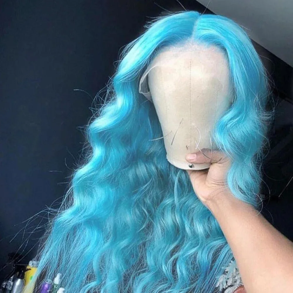 light-blue-wig-13x4-hd-long-body-wave-lace-front-wig-13x4-glueless-preplucked-synthetic-heat-resistant-hair-soft-cosplay-on-sale