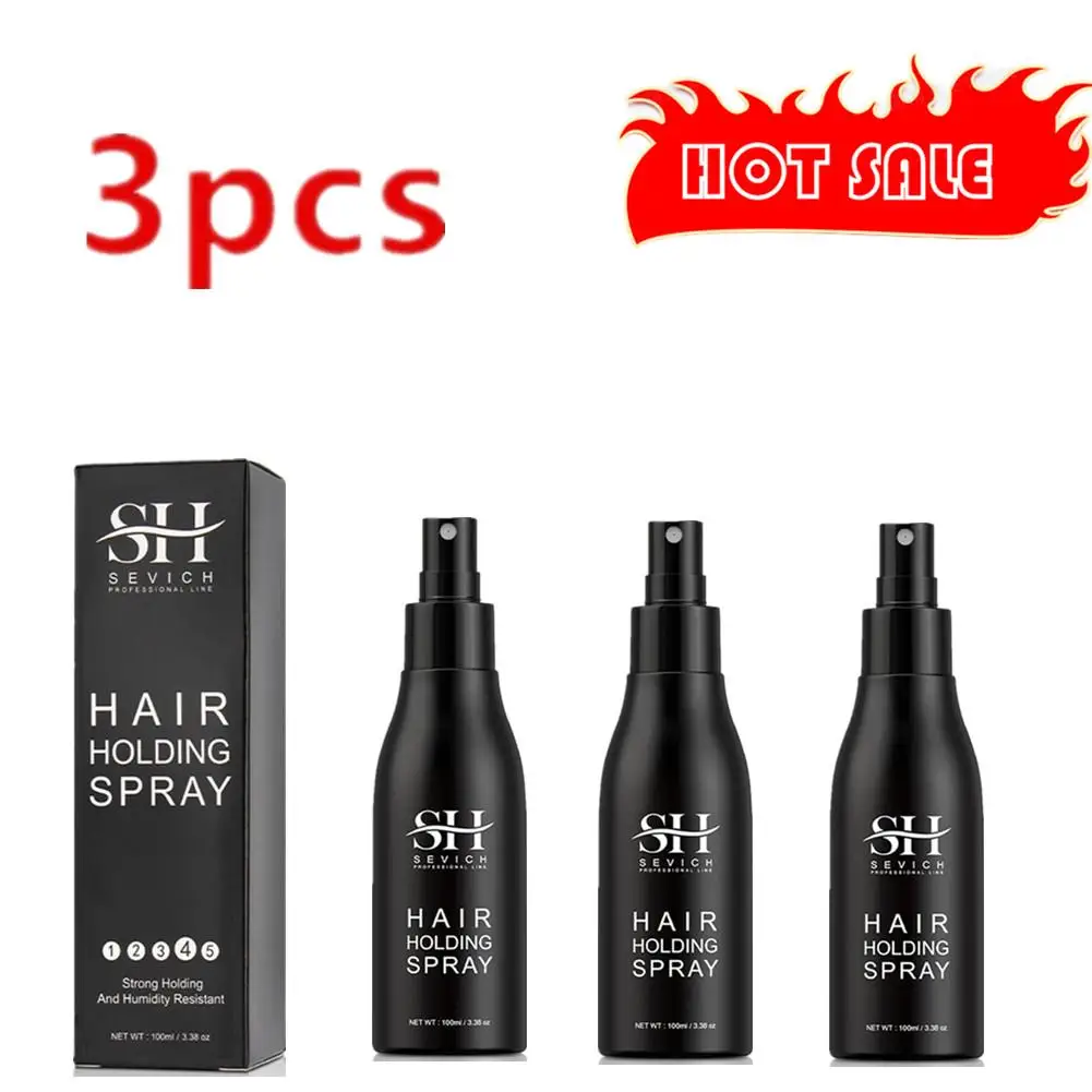 3PCS Hair Hold Spray For Men Hair Building Fiber Applicator Hair Fixing Spray Hair Hold Spray Water Salon Hair Styling Product