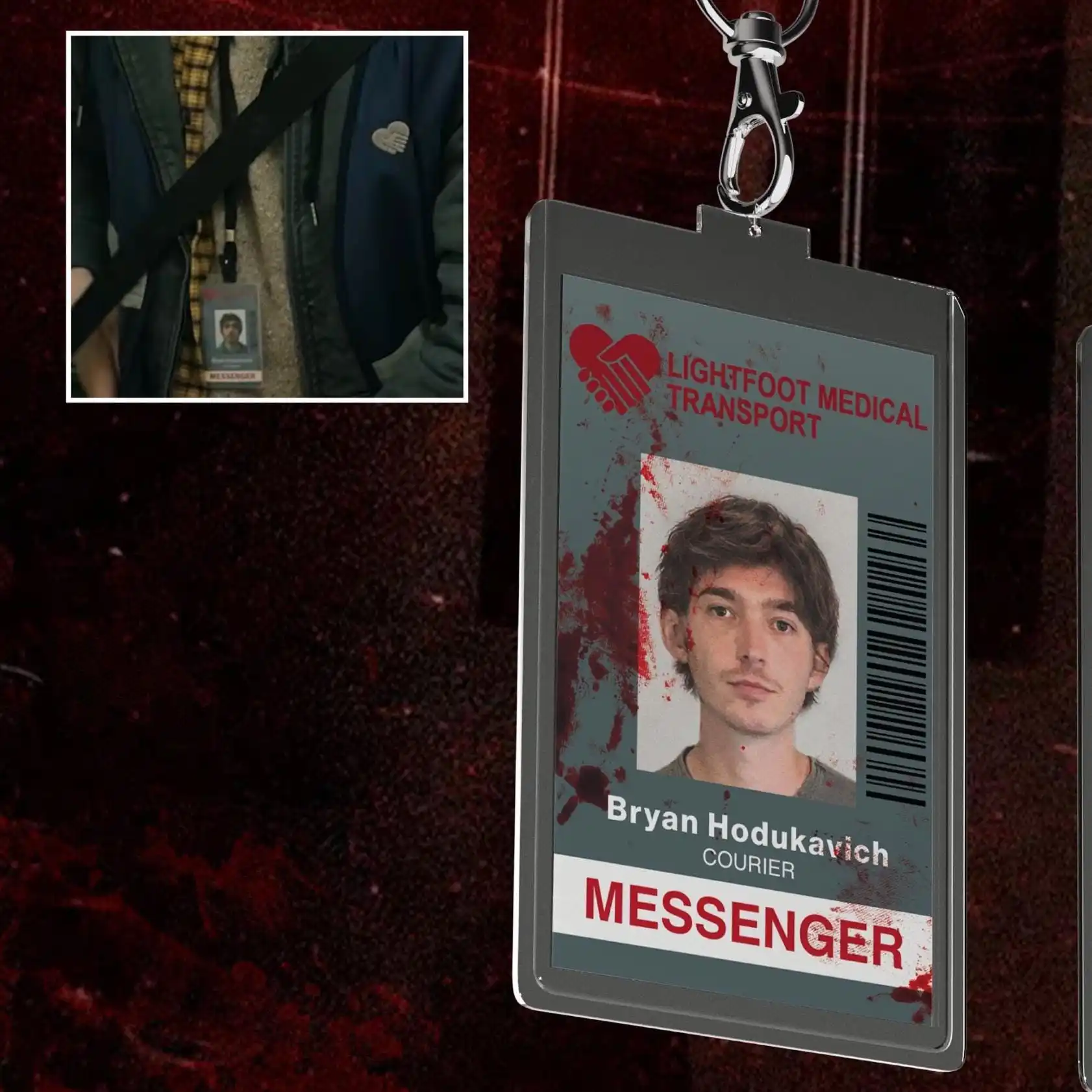 Resident Evil Bryan Hodukavich ID Badges Movie Accurate