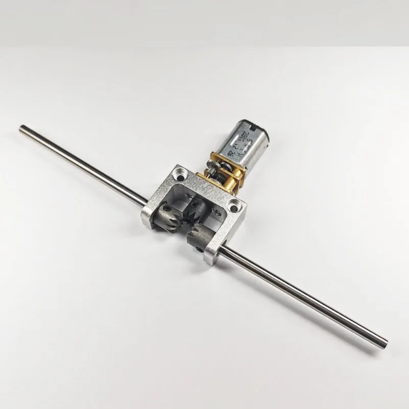 FOR 2/3mm shaft N20 motor rear axle power transmission box 90 degrees 1:1 bevel gear box bevel gear T commutator