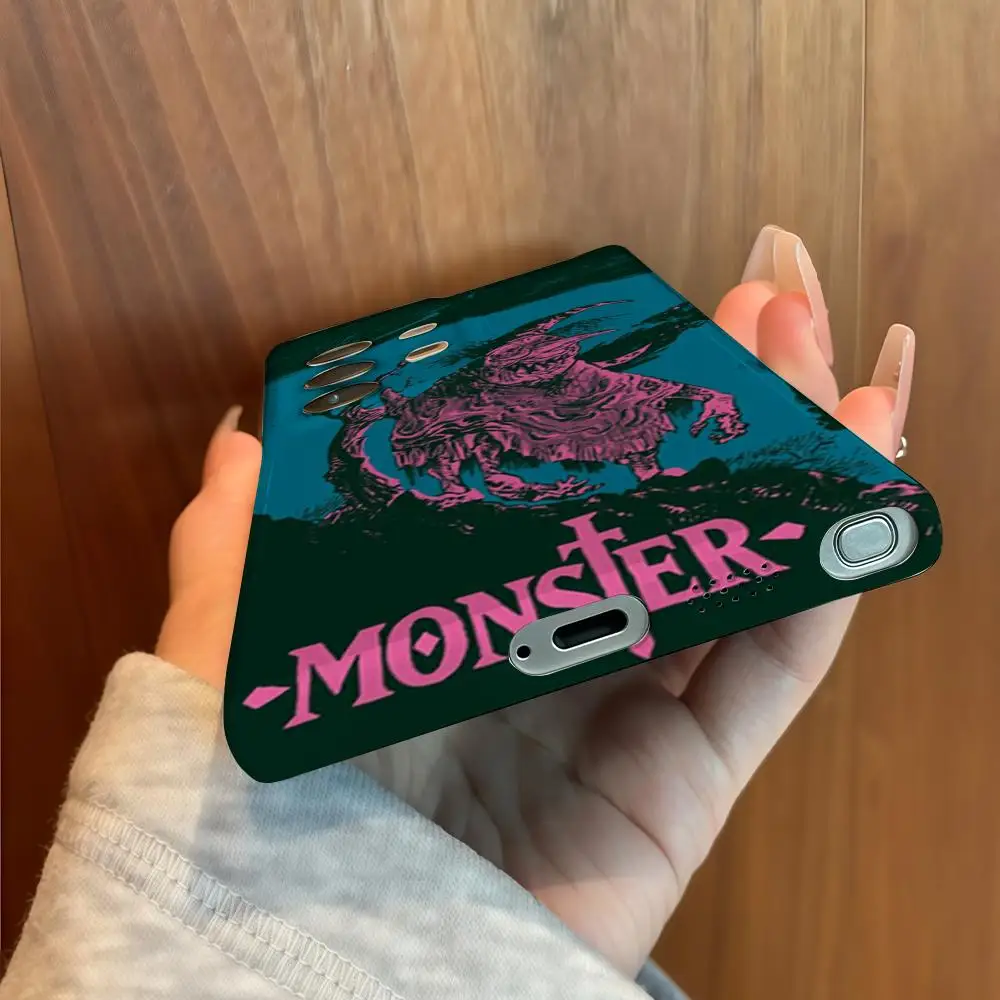 Naoki Urasawa S Monster حافظة لهاتف سامسونج S25 Shell Galaxy S24Ultra 23plus S22 21 A56 36 غطاء صلب لامع
