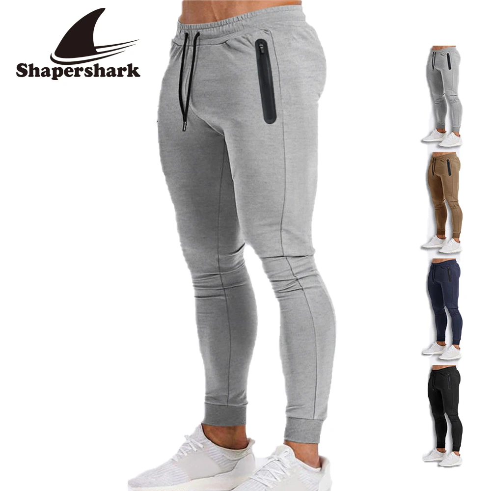 Spring and Autumn Men's Breathable Waist Drawstring Joggers, Training Gym Sportswear, Quick-Drying Outdoor Sports Pants