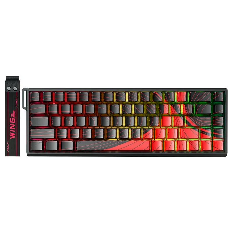 AULA WiN60/68HE teclado magnético de eje magnético teclado mecánico con cable personalizado usb esports teclados de juegos de escritorio