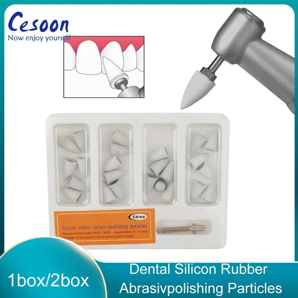 

Dental Silicon Rubber Abrasivpolishing Particles Polishing Silicon Ion for Low Speed Contra-angle Handpiece Grinding Wheel