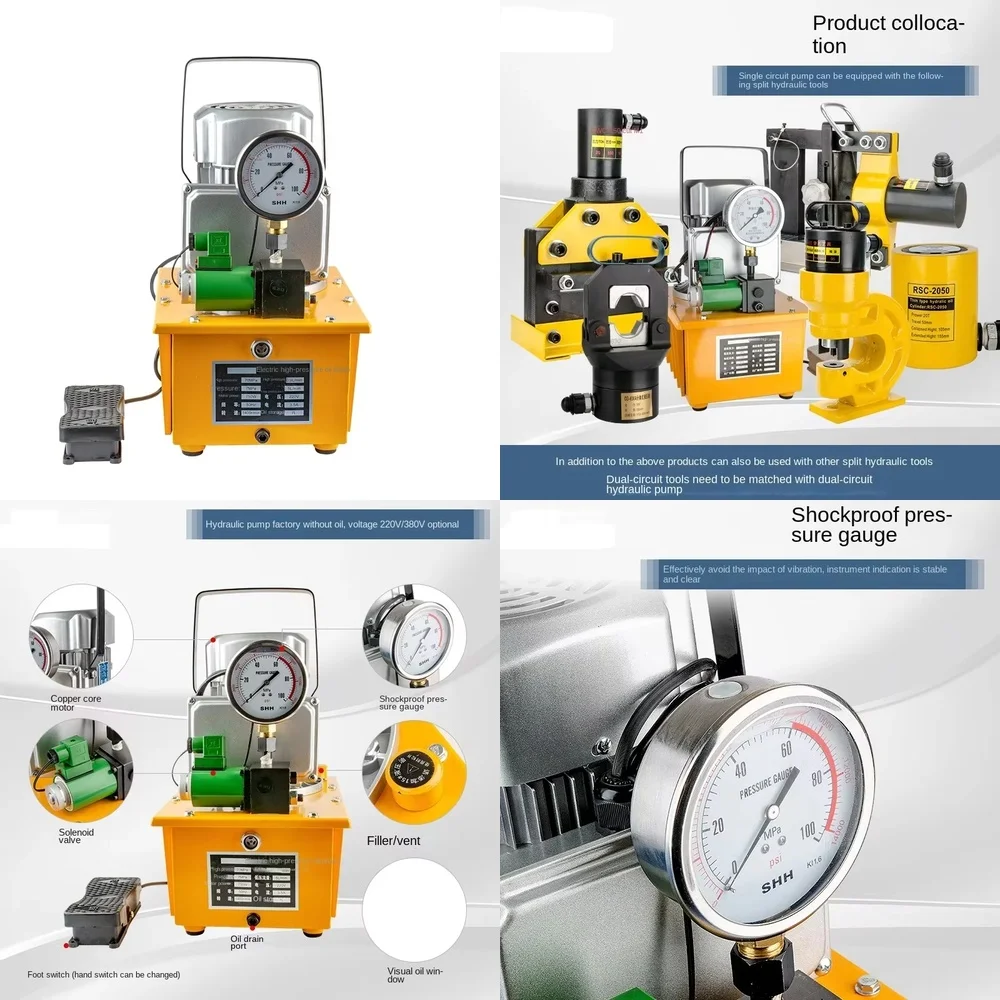 

High Pressure Oil Pump Power Pack for GYB700 QQ700 HHB700A 700 Bar Hydraulic Electric Pump Station for Industrial