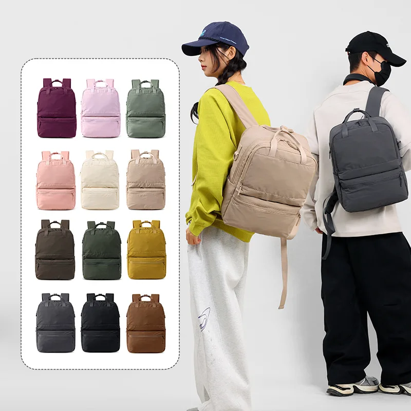 Minimalist Large Capacity Casual Backpack Fits 15 Inch Laptops Travel Commute School Bag For Students Unisex Multi Colors Water