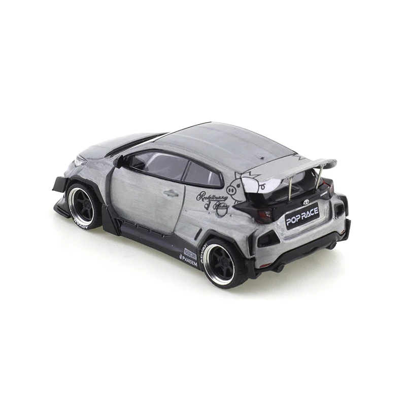 XCARTOYS POPRACE alliage 1/64 Toyota GR supercar ornement de collection, modèle de voiture de course de vernis Yaris InWeibo
