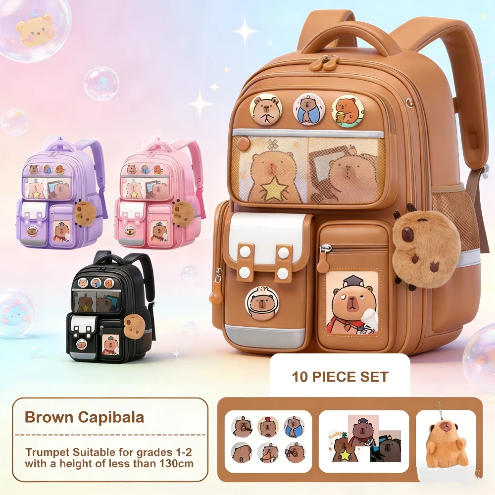 sacs-d'ecole-pour-enfants-capybara-pour-garcons-et-filles-soulagent-la-charge-protegent-la-colonne-vertebrale-sangles-larges-sac-a-dos-scolaire-sac-a-livres