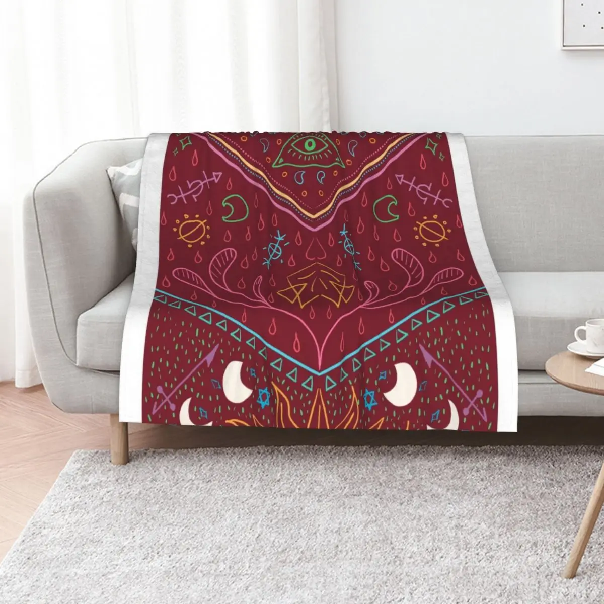 Mollymauk Tealeaf - Long May He Reign Throw Blanket Custom for winter Blankets For Bed Weighted Loose Sleeping Bag Blankets