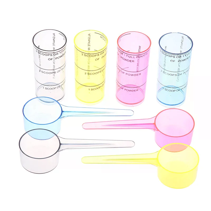 Plastic Dental Alginate Spoon Measuring Scoop For Liquid Dental Lab Oral Impression Material Mixing Cup Powder Surveying Tools