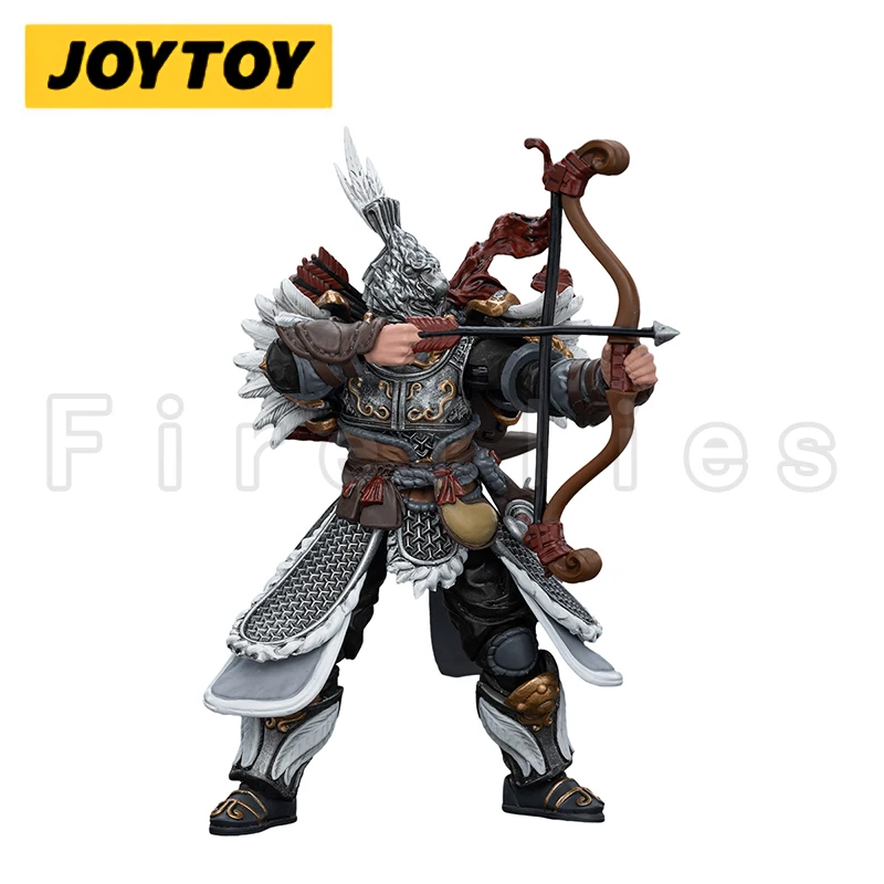 JOYTOY-figura de acción de código oscuro, JiangHu, Northern Hanland Empire, pluma blanca, campo de nieve, tiro con arco, caballo de caballería, 1/18