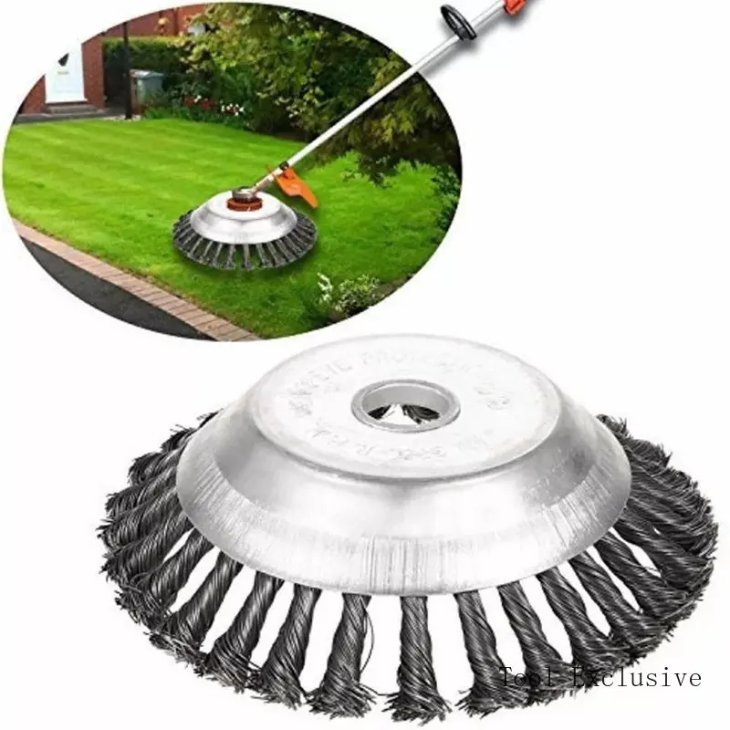 

Wire Weeding Wheel Garden Weed Brush Lawn Mower Trimmer Brush Cutter Garden Grass Trimmer Agricultural Machinery Accessories