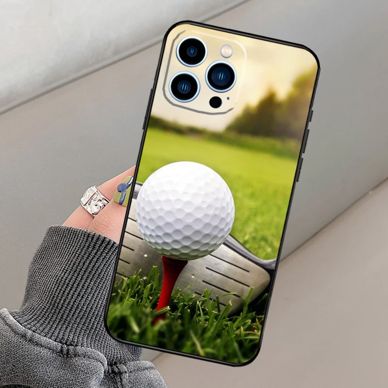 Golf Course Field Case For iPhone 11 12 13 14 15 16 Pro Max X XS XR 12 13 Mini 14 Plus Cover Coque