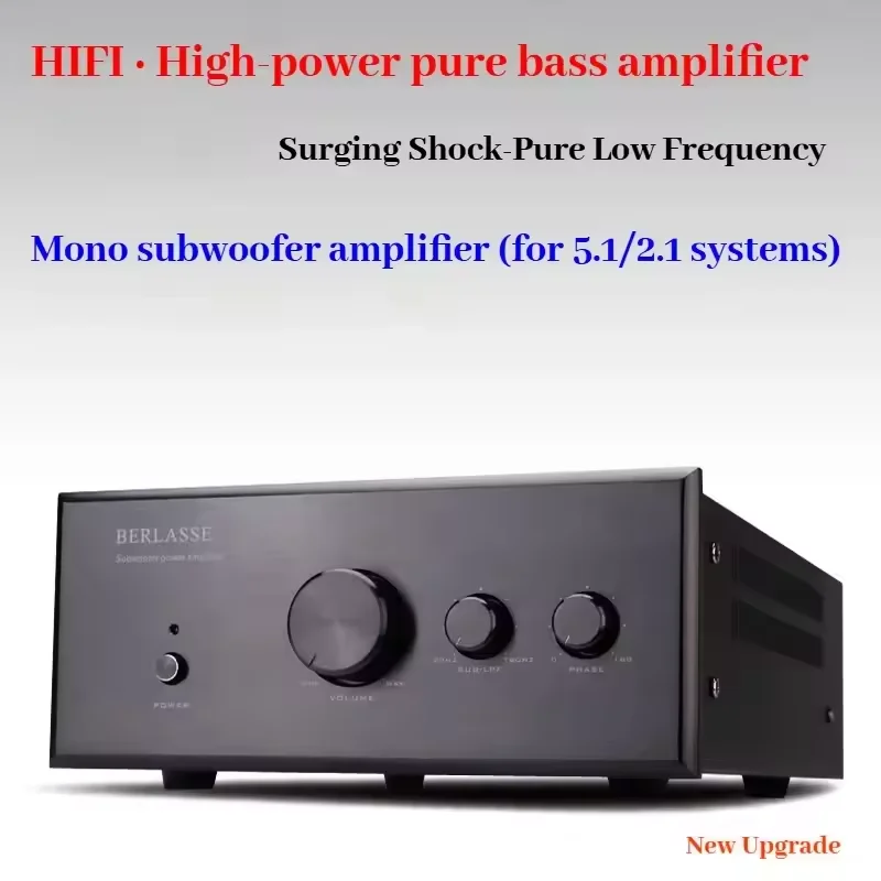 WS-01 HIFI High-Power Passive Subwoofer Amplifier - Audiophile Bass Amp for 5.1/2.1 Home Theater Setups