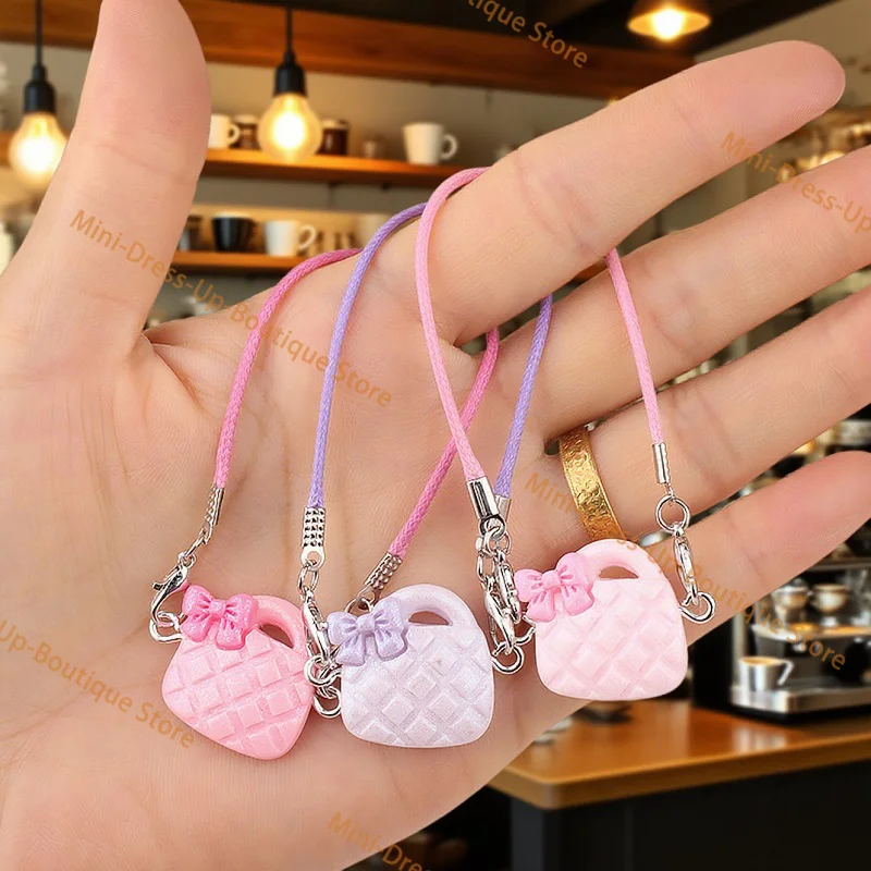 Perfect for 15-17cm Cute Plush Dolls Bow Bag Accessories Pendant Fashion Handbag Accessories Adorable Ribbon Collection Gifts