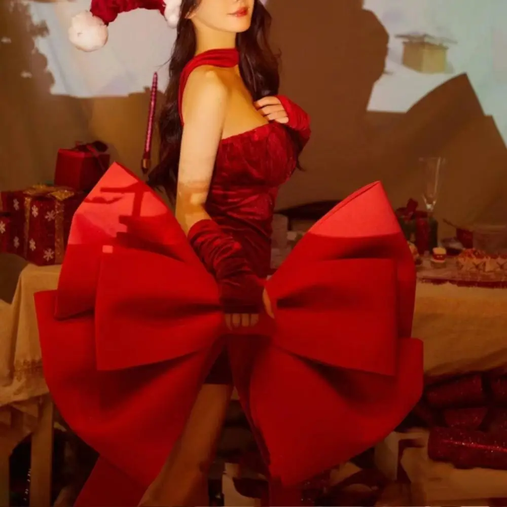 

Eva Material Big Bow Diy Material Large Size Wall Decoration Spring Festival Style Reusable Outdoor Decoration Outdoor Use