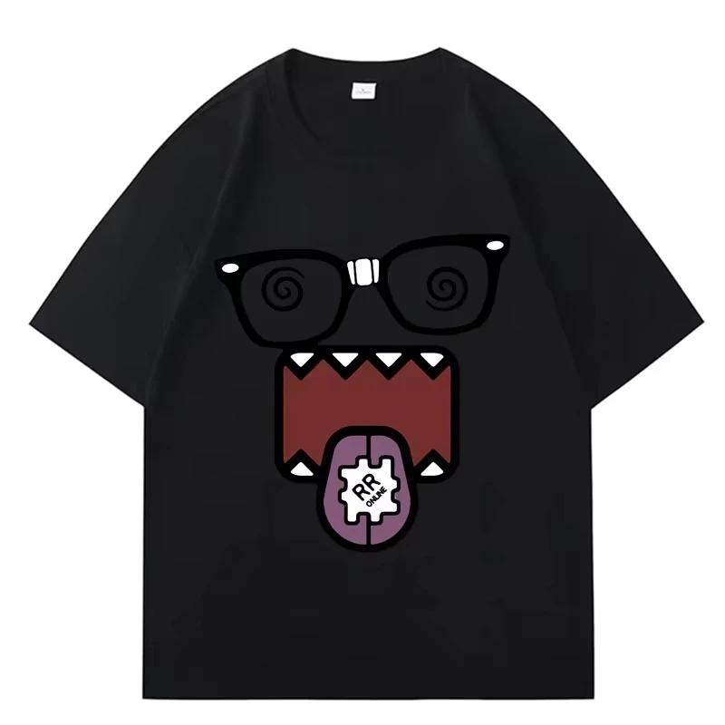 2026 O-neck neutral Harajuku streetwear casual printed short-sleeved shirt, suitable for both men and women