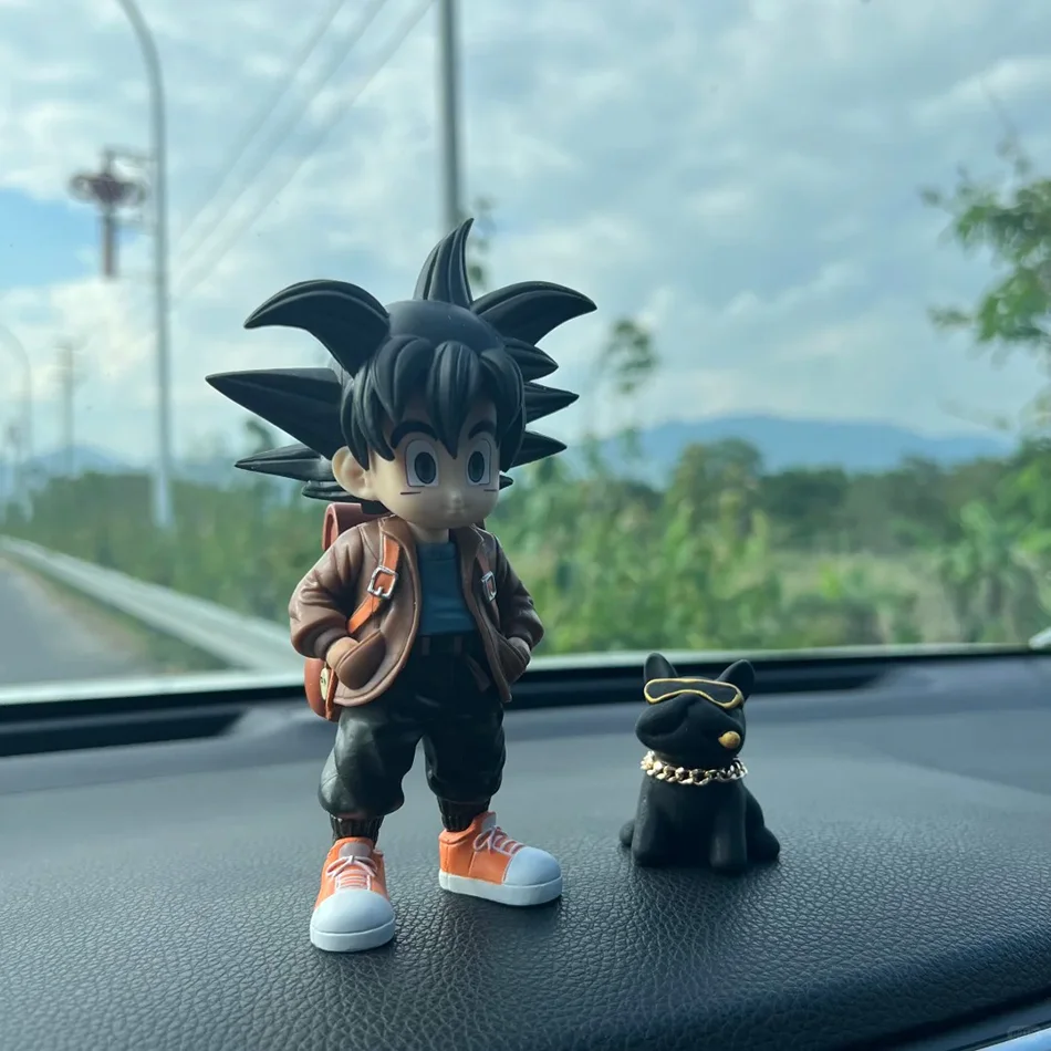 Anime zeno figura dragon ball super estatueta modo bonito figura estátua dbz modelo pvc brinquedos colecionáveis ornamento presentes brinquedos