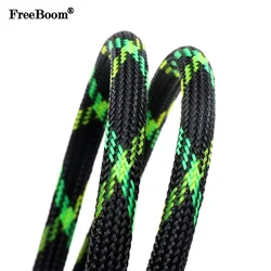 1~50m Black UV Green Yellow Cross PET Braid Sleeve 2/4/6/8/10/12/14/16/20/25/30mm High Density Snake Skin Cable Wrap Sheath
