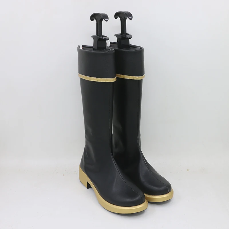 Black Clover William Vangeance Cosplay Stivali Scarpe Halloween Personalizza qualsiasi dimensione