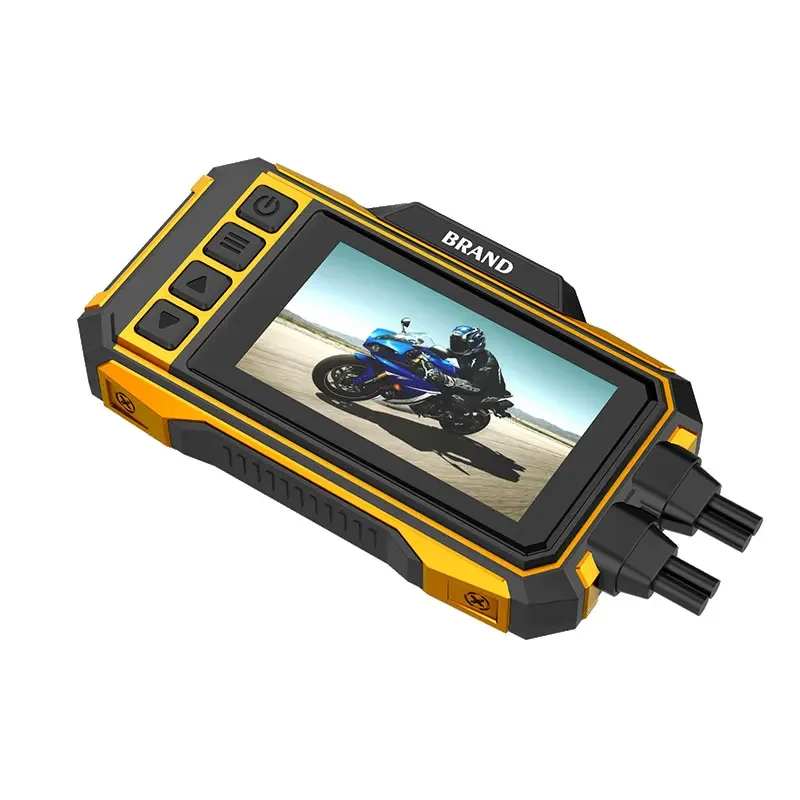 Venda Quente Gravação dvr para motocicleta, painel frontal e traseiro duplo, wi-fi, hd 2k, gps, monitor de estacionamento, 1080p, câmera para motocicleta