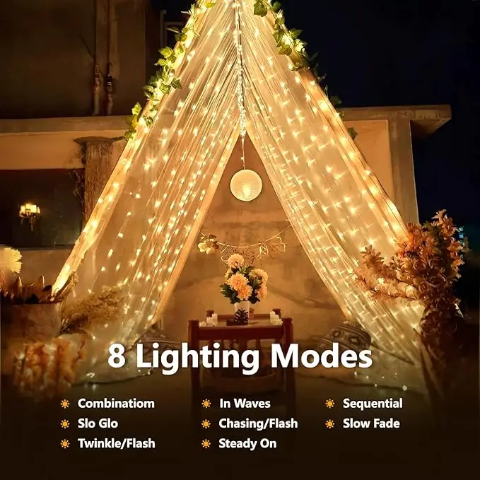Solar Fairy Lights Outside Waterproof Solar String Lights Outdoor 8 Modes Silver Wire Solar Twinkle Lights Christmas Decor Lamp
