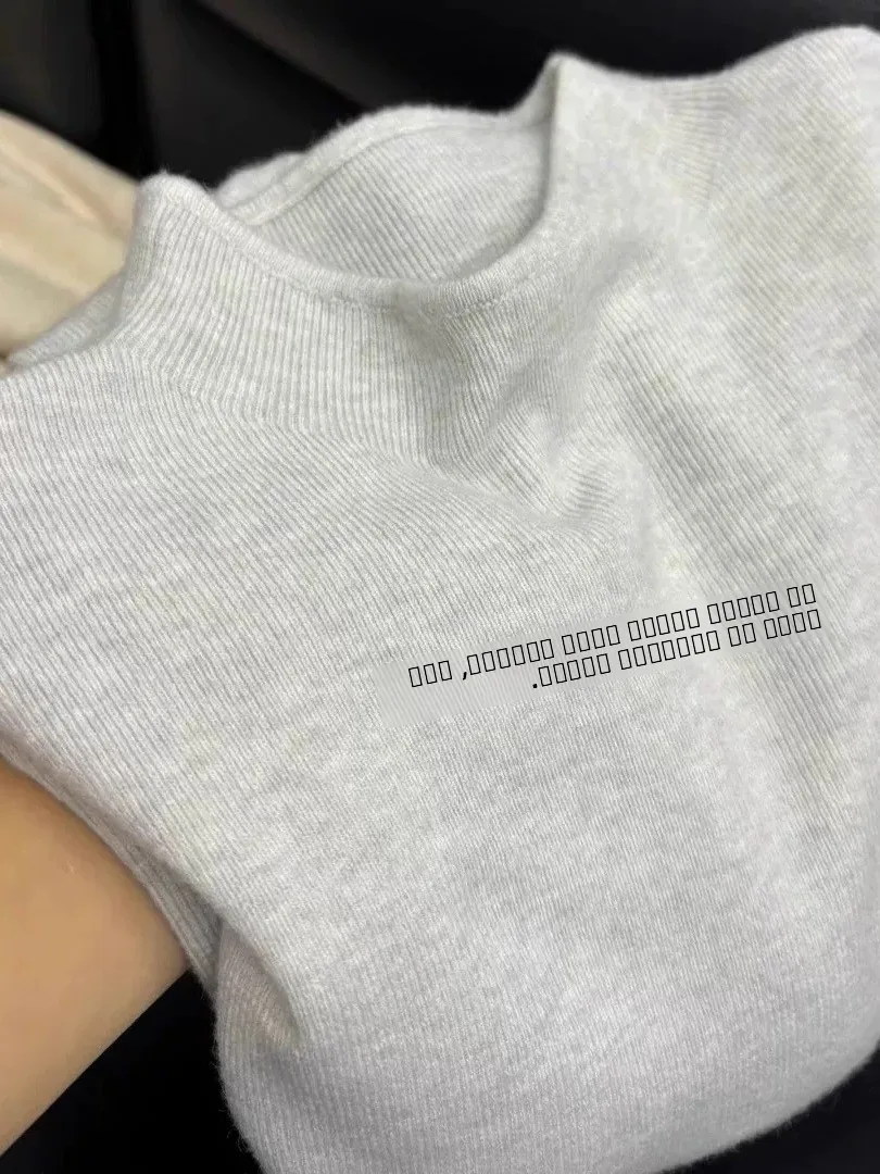 High-End Europese Sle Dames Gebreide Basis Irt Licht Paars F Hoge Kraag Trui Herfst Winter Woon-werkverkeer Slim Fit Warmte